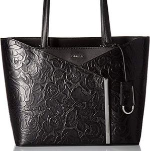 ISO-Calvin Klein Mara Tooled Roses East West Tote